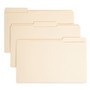 Smead Top Tab Manila Expansion Fastener Folders, 1.5" Expansion, 2 Fasteners, Legal Size, Manila Exterior, 50/Box