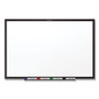 Quartet Classic Series Total Erase Dry Erase Boards, 96" x 48", White Surface, Black Aluminum Frame