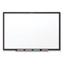 Quartet Classic Series Total Erase Dry Erase Boards, 96 x 48, White Surface, Black Aluminum Frame (QRTS538B) View Product Image