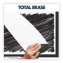 Quartet Classic Series Total Erase Dry Erase Boards, 96 x 48, White Surface, Black Aluminum Frame (QRTS538B) View Product Image