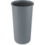 Rubbermaid Commercial Untouchable Round Container - 22 gal Capacity - Round - Crack Resistant, Durable - 30.1" Height x 15.8" Diameter - Linear Low-Density Polyethylene (LLDPE) - (RCP354600GYCT)