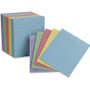 TOPS Oxford Color Mini Index Cards - 200 x Divider(s) - 2.5" Divider Width x 3" Divider Length - White Divider - 10% Recycled