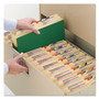 Smead Colored File Pockets, 3.5" Expansion, Legal Size, Green