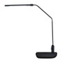 Alera LED Desk Lamp With Interchangeable Base Or Clamp, 5.13w x 21.75d x 21.75h, Black (ALELED902B) View Product Image