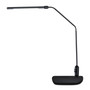 Alera LED Desk Lamp With Interchangeable Base Or Clamp, 5.13w x 21.75d x 21.75h, Black