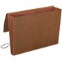 Smead Classic Expanding Wallets, 3.5" Expansion, 1 Section, Elastic Cord Closure, Legal Size, Redrope