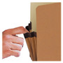 Smead Classic Expanding Wallets, 3.5" Expansion, 1 Section, Elastic Cord Closure, Legal Size, Redrope