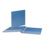 Universal Slant D-Ring View Binder, 3 Rings, 1" Capacity, 11 x 8.5, Light Blue (UNV20713) View Product Image