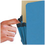 Smead Colored File Pockets, 3.5" Expansion, Letter Size, Blue