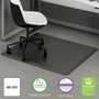 Deflecto Sit-Stand Chairmat, Anti-Fatigue, 46"Wx60"Lx4/5"H, Black (DEFCM24442FBKSS) View Product Image