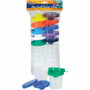 Creativity Street No-Spill Round Paint Cups With Colored Lids - Assorted