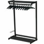 Quartet Two-Shelf Garment Rack - Freestanding - 12 Hangers Included - Contemporary/Modern - 48" Width x 61.50" Height - Black