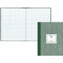 Rediform Lab Composition Notebook - 96 Sheets - Sewn - 7 7/8" x 10 1/8" Sheet Size - White Paper - Green Marble Cover