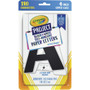 Crayola Self-adhesive Paper Letters - Self-adhesive - 4" Height - Black/White - Paper