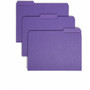 Smead 1/3 Tab Cut Letter Recycled Interior File Folder - 8 1/2" x 11" - 3/4" Expansion - Top Tab Location - Assorted Tab Position - 11 pt. - (SMD10283)