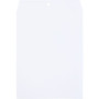 Quality Park Clasp Envelope, 28 lb Bond Weight Paper, #90, Square Flap, Clasp/Gummed Closure, 9 x 12, White, 100/Box