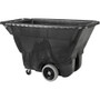 Rubbermaid Commercial Utility Duty Tilt Truck - 450 lb Load Capacity - Structofoam - 26" Width x 53" Depth x 33" Height - Black