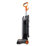 Hoover Commercial HushTone Vacuum Cleaner with Intellibelt, 13" Cleaning Path, Gray/Orange