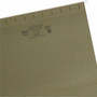 Smead 100% Recycled Hanging File Folders, Letter Size, 1/5-Cut Tabs, Standard Green, 25/Box