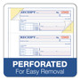 Adams Multipart Money/Rent Receipt Book, Casebound (Hard Cover), Three-Part Carbonless, 7 x 2.75, 4 Forms/Sheet, 200 Forms Total