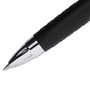 uniball 207 Signo Gel Ultra Micro Gel Pen, Retractable, Extra-Fine 0.38 mm, Black Ink, Clear/Black Barrel (UBC1790922) View Product Image