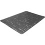Genuine Joe Marble Top Anti-fatigue Mats - Office, Industry, Airport, Bank, Copier, Teller Station, Service Counter, Assembly Line - 24" Width x 36" Depth x 0.500" Thickness - High Density Foam (HDF) - Gray Marble