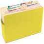 Smead Colored File Pockets, 5.25" Expansion, Letter Size, Yellow