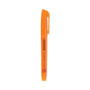 Universal Pocket Highlighters, Fluorescent Orange Ink, Chisel Tip, Orange Barrel, Dozen (UNV08853) View Product Image