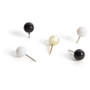 U Brands Fashion Sphere Push Pins, Plastic, Assorted, 0.44", 200/Pack (UBR3084U0624) View Product Image