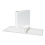 Universal Slant D-Ring View Binder, 3 Rings, 2" Capacity, 11 x 8.5, White