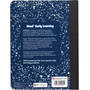 Mead Primary Journal Creative Writing Composition Book, Manuscript Format, Blue/Black/White Cover, (100) 9.75 x 7.5 Sheets