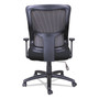 Alera Elusion II Series Mesh Mid-Back Swivel/Tilt Chair, Supports Up to 275 lb, 18.11" to 21.77" Seat Height, Black (ALEELT4214B) View Product Image