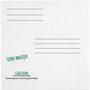 Quality Park Redi-File Disk Pocket/Mailer for CDs/DVDs, Square Flap, Tuck-Tab Closure, 6 x 5.88, White, 10/Pack