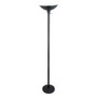 Alera Torchier Floor Lamp, 12.5w x 12.5d x 72h, Matte Black