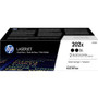 HP 202X (CF500XD) Original High Yield Laser Toner Cartridge - Multi-pack - Black - 2 / Carton