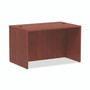Alera Valencia Series Straight Front Desk Shell, 47.25" x 29.5" x 29.63", Medium Cherry