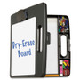 Officemate Portable Dry Erase Clipboard Case, 0.5" Clip Capacity, Holds 8.5 x 11 Sheets, Charcoal