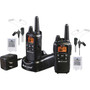 Midland LXT600BB FRS Business Radio Bundle - 36 Radio Channels - 22 FRS - Silent Operation, Hands-free - Nickel Metal Hydride (NiMH) - Black