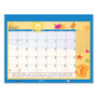 House of Doolittle Recycled Academic Year Desk Pad Calendar, Illustrated Seasons Artwork, 22 x 17, Black Binding, 12-Month (July-June): 2023-24 View Product Image