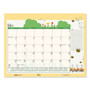 House of Doolittle Recycled Academic Year Desk Pad Calendar, Illustrated Seasons Artwork, 22 x 17, Black Binding, 12-Month (July-June): 2023-24 Product Image 