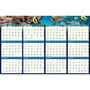 House of Doolittle Earthscapes Recycled Reversible/Erasable Yearly Wall Calendar, Sea Life Photos, 24 x 37, White Sheets, 12-Month(Jan-Dec):2025
