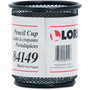 Lorell Mesh Wire Pencil Cup Holders - 3.5" Height x 3.9" Width - Steel - Black
