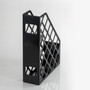 Officemate Open Top Magazine File - Black - Plastic - (OIC26082)