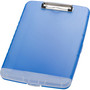 Officemate Slim Clipboard Storage Box - 1" Clip Capacity - 8 1/2" x 11" Sheet Size - Blue