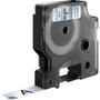 DYMO D1 High-Performance Polyester Removable Label Tape, 0.5" x 23 ft, Black on Clear