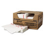 Chix Food Service Towels, Cotton, 13 x 21, White/Red, 150/Carton (CHI8252) View Product Image