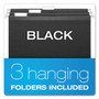 Pendaflex Portable File Boxes, Letter Files, 14.88" x 6.5" x 11.88", Granite
