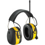 3M Earmuff Safety Headset w/Radio, Noise Reductn, LCD, BK/YW (MMM9054100000V) View Product Image