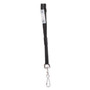 SICURIX Hook Fastener Breakaway Lanyard - J-Hook Attachment - 0.3" Width x 36" Length - Black