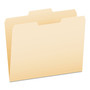Pendaflex Manila File Folders, 1/3-Cut Tabs: Center Position, Letter Size, 0.75" Expansion, Manila, 100/Box